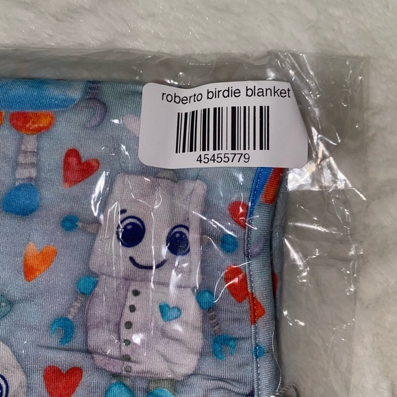 ❤️🤖NIB Roberto Birdie Bean Blanket🤖❤️ - Picture 3 of 4